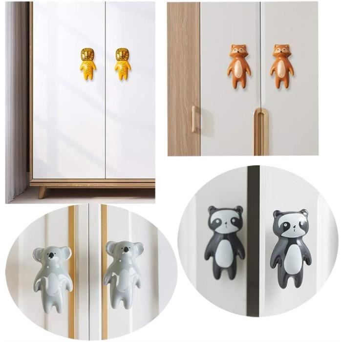 Bivethoi Lot De 6 Boutons Carrés En Céramique Pour Tiroirs, Armoires