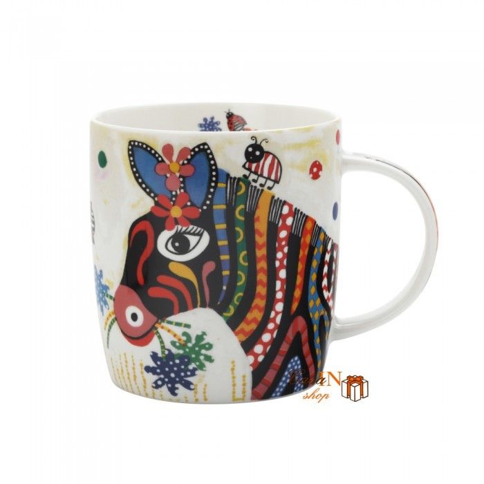 Tasse Et Soucoupe Floriade Coquelicot Maxwell & Williams – Porcelaine Bone China Multicolore – 480 Ml – Motif Floral Printanier Élégant