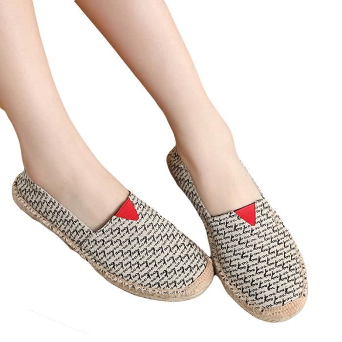 espadrilles homme plates