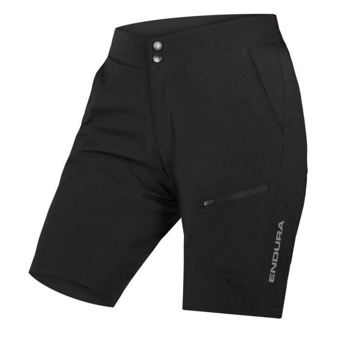 Short VTT Femme - Endura - Hummvee Lite - Tissu léger en nylon - Respirant - Noir Short VTT Femme - Endura - Hummvee Lite - Tissu léger en nylon - Respirant - Noir