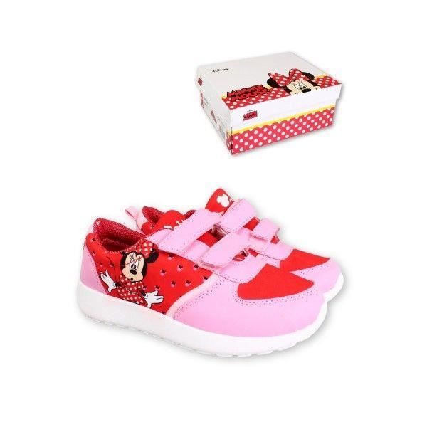 Baskets Minnie Mouse Chaussures Disney Rose Cdiscount Chaussures