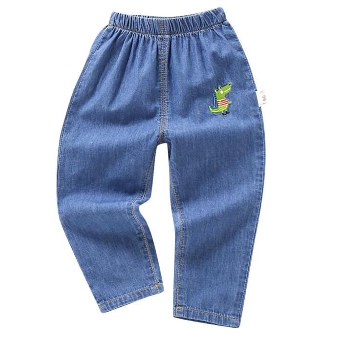 Jean confort ultra stretch enfilable bleu bébé garçon | Okaïdi & Obaïbi