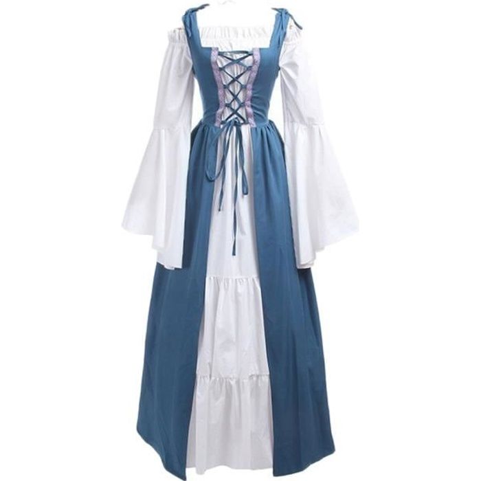 Robe victorienne bleue hotsell
