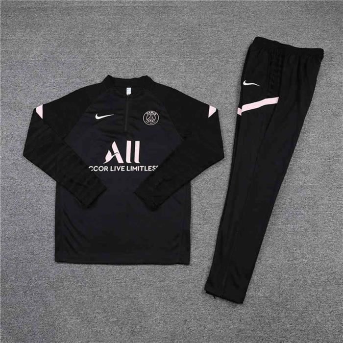 Maillot De Football Floqué Homme PSG Stadium Night Edition Vitinha 26 Noir et blanc NIKE