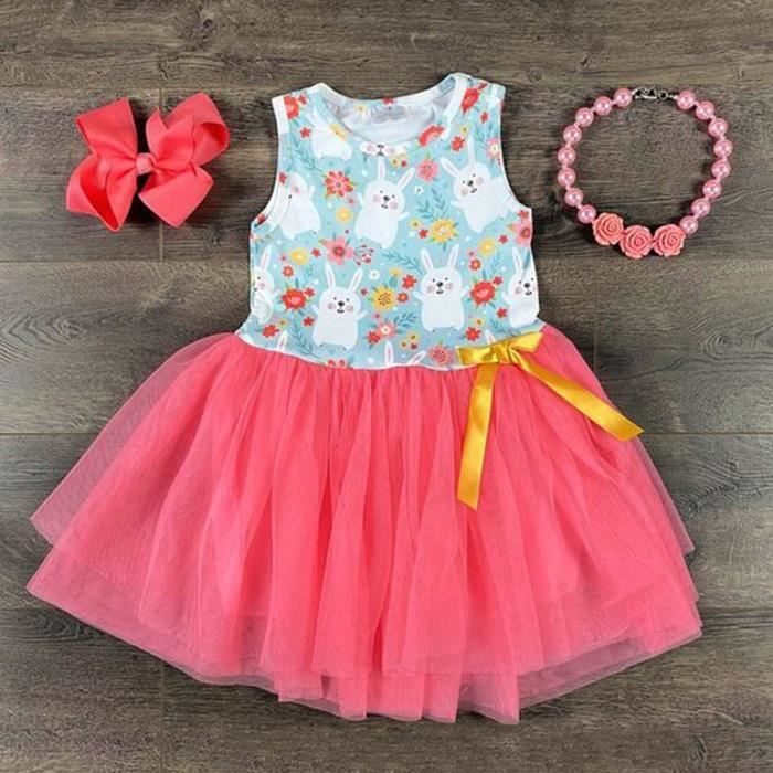 Robe De Soirée Imprimée Bébé Fille Joules - Taille 5, Sans Manches, Bordure Marine