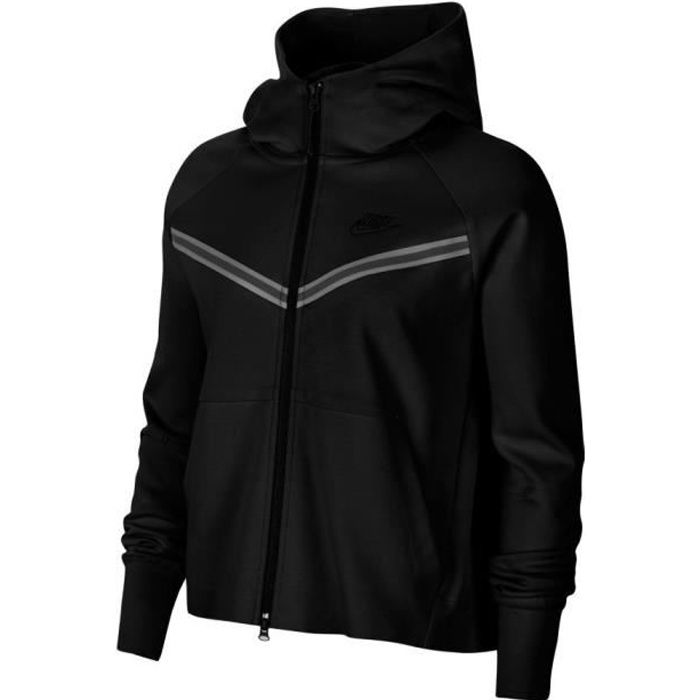 Sweats NIKE Tech Fleece Windrunner Noir - Femme/Adulte