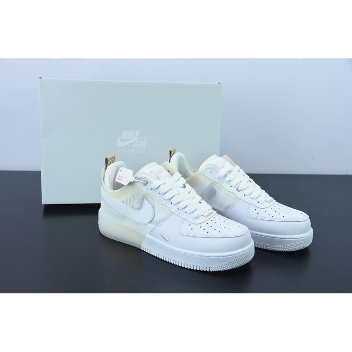 BASKETS NiikeAirsForces 1 07 Low React White Coconut Milk DH7615100