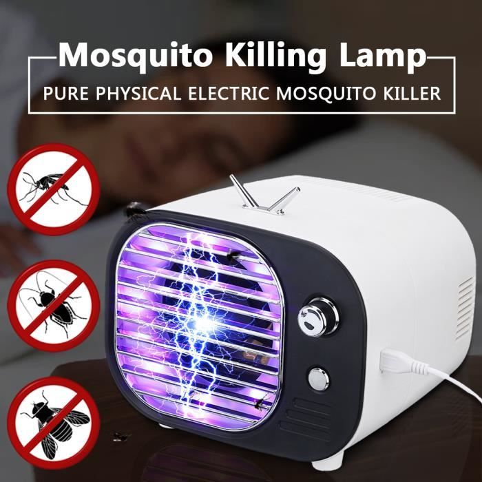 Lampe UV Anti-moustiques Rechargeable USB - Méthode Physique, Sans Produits Chimiques