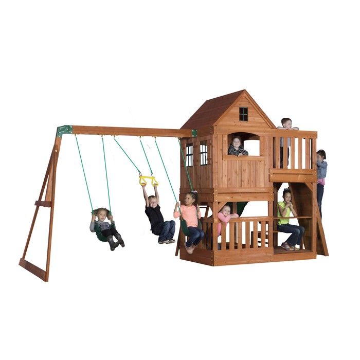 Aire de jeux avec balancoire
