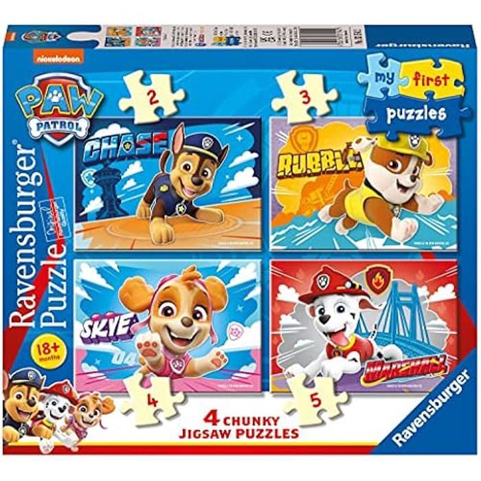 Puzzle pour tout-petits - RAVENSBURGER - Mon Premier Puzzle - 4 puzzles 2/3/4/5 pièces - FSC - Dès 18 mois Puzzle pour tout-petits - RAVENSBURGER - Mon Premier Puzzle - 4 puzzles 2/3/4/5 pièces - FSC - Dès 18 mois