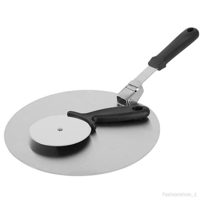 Plaque Pizza Acier Inoxydable 30 Cm - Multifonction Ronde Pour Pizza, Gâteau, Grill - Anti-Rouille