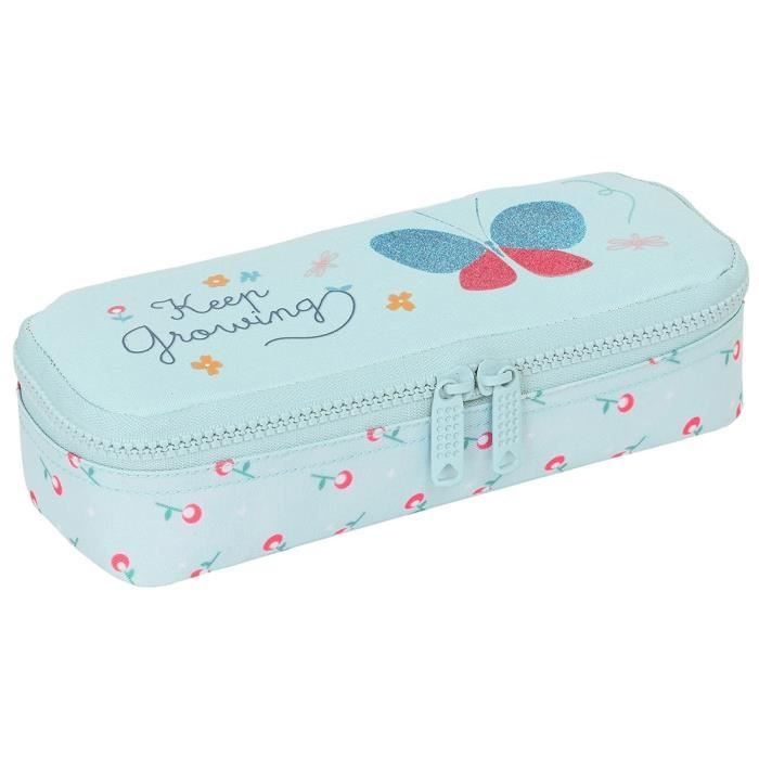 Seven Astuccio 3 ZIP - SJ GANG TRAVELLER BOY - Portapenne Scuola Accessoriato - Bambini e Ragazzi, blu