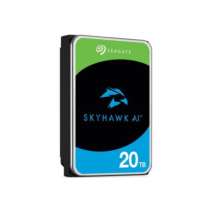Seagate SkyHawk AI disque dur 20 To 7200 trmin 512 Mo 3.5 Série ATA III Neuf - vue 4