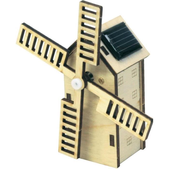 Kit solaire mini moulin à vent solaire - SOL EXPERT - Jaune - Mixte - A partir de 8 ans