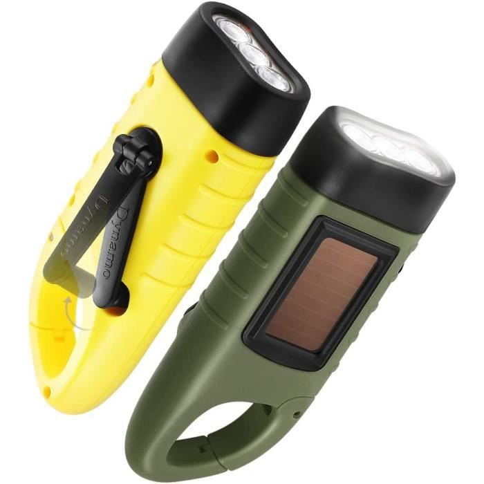 Lampe Torche à Manivelle Totes – Dynamo – Noire – Neuf En Boîte
