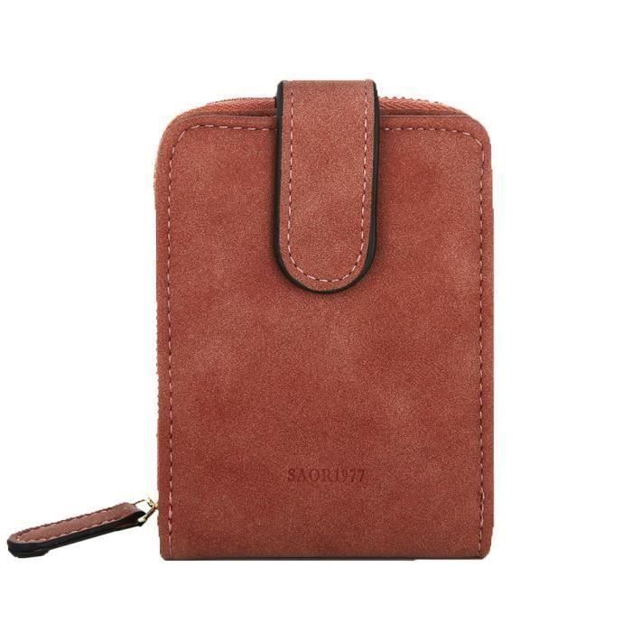 Portefeuille Femme XXL En Cuir Véritable KRONIFY Hera - 29 Compartiments, Fermeture Double Zip