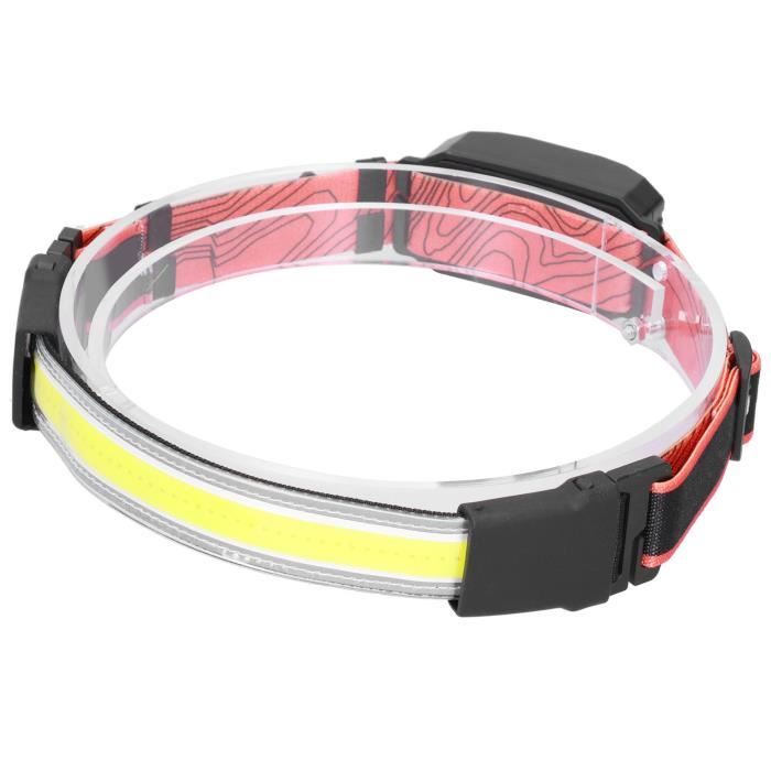 Lampe Frontale COB LED – 3 Modes, étanche IPX4, Bandeau élastique, 150 Lumens, 3W, Pour Camping, Pêche, équitation