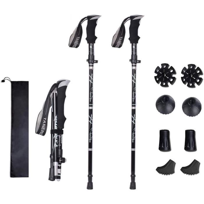 Canne De Marche Pliante En 4 Sections |Poignée EVA |Bâtons De Randonnée Pour Trekking, Randonnée |Béquilles Alpenstock Du 5,44 € | DHgate