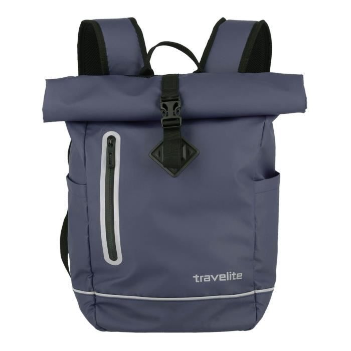 travelite basics roll-up backpack plane marine [109721]