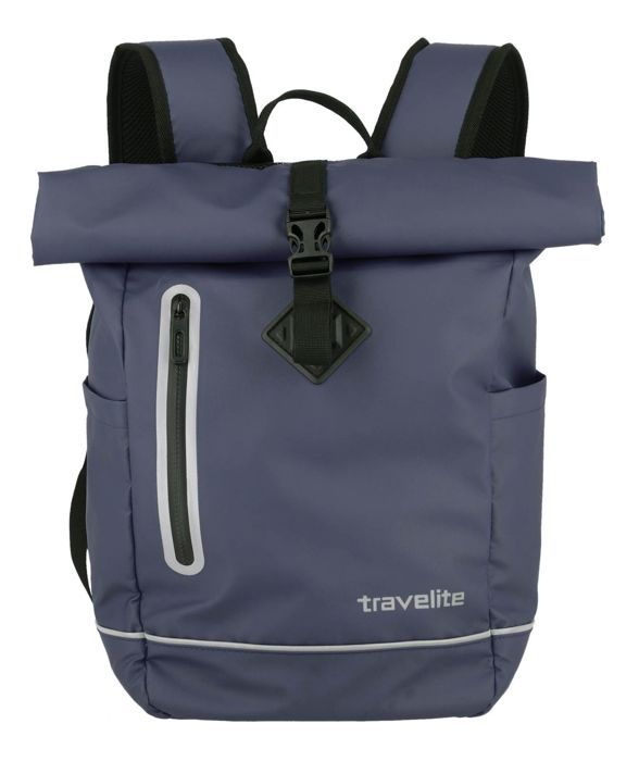 travelite basics roll-up backpack plane marine [109721]