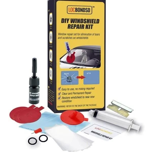 Kit Riparazione Parabrezza Auto - Con Resina E Lampada UV Per Riparare Crepe E Scheggiature - Foto 13