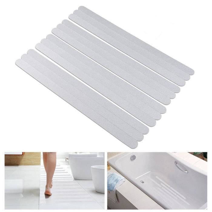Bandes Antidérapantes Transparentes Pour Salle De Bain - Lot De 48 Pièces - Adhésif PEVA