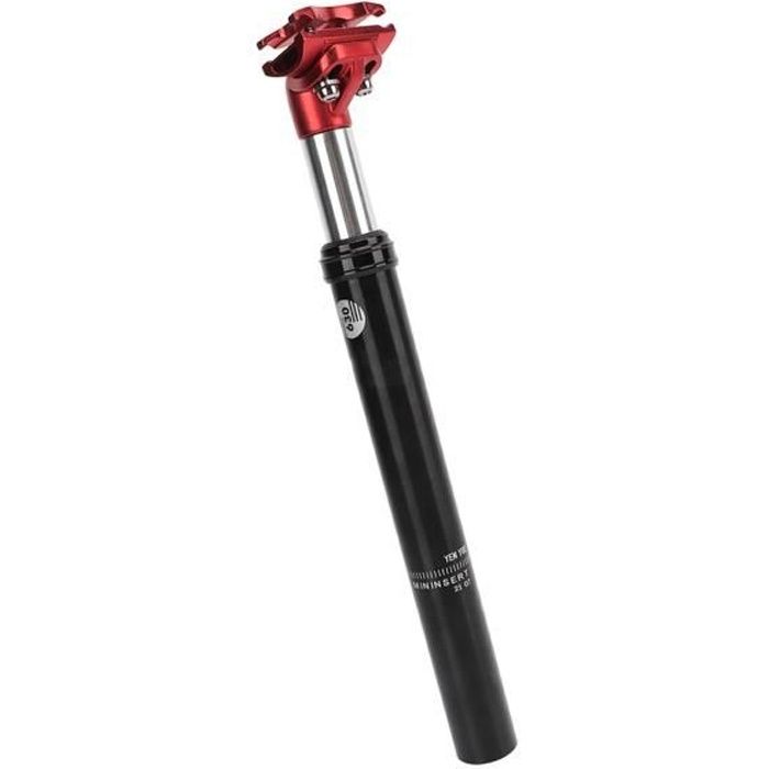 Tige de selle d'amortisseur de vélo VGEBY - Suspension de vélo pression d'huile amortissement tige - Blanc