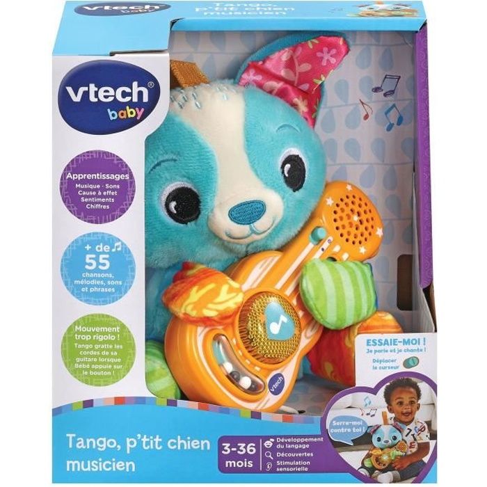 Animal Interactif Vtech 1,2,3 P'tit Chat Rose