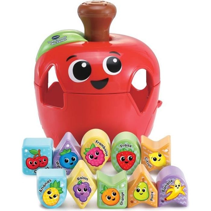 Jouet éducatif pour bébé - VTECH BABY - Tourni Pomme des Formes - Multicolore - Rouge - A partir de