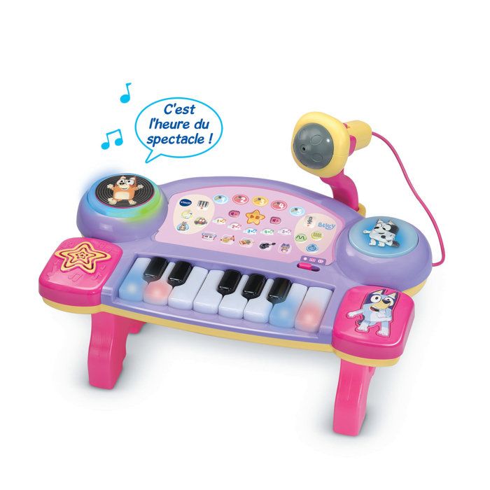 VTECH - BLUEY - SUPER PIANO DJ - Multicolore