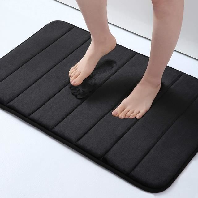 Tapis De Bain Antidérapant G-LIKE – 40x60cm – Bleu, Doux Et Lavable