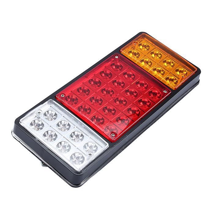 Lot De 5 Interrupteurs Ronds 12V LED Orange - Marche/arrêt, SPST - Pour Voiture, Bateau, Camping-car - Installation Facile - 9