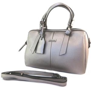 Sac à Main Bandoulière George Rech - Taille Petit, Noir à Carreaux, Simili Cuir - Neuf Avec étiquettes