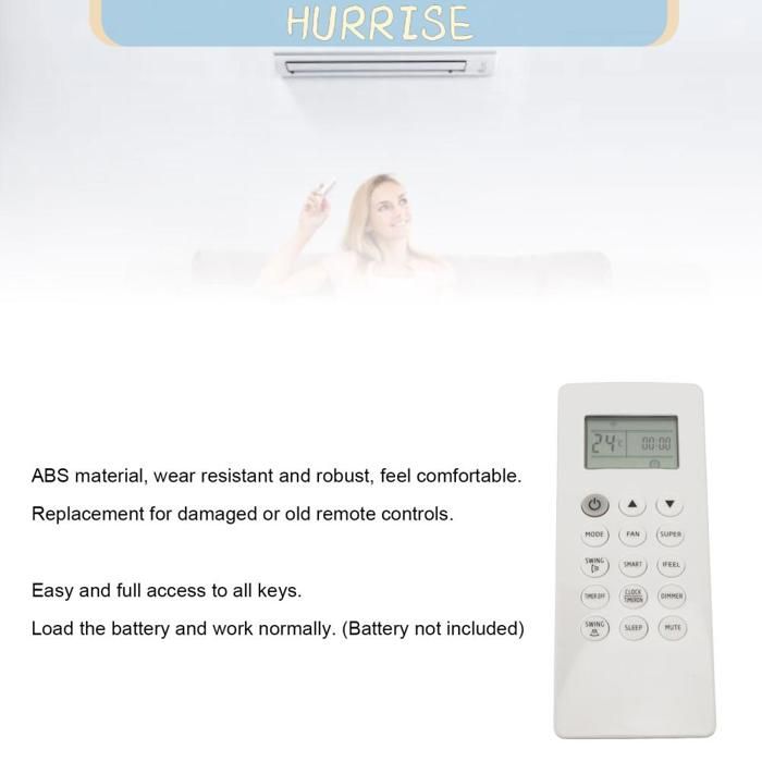 Telecomando Ricambio Per Climatizzatore BEKO - Modelli DG11Q1-03/02/01 - Foto 10