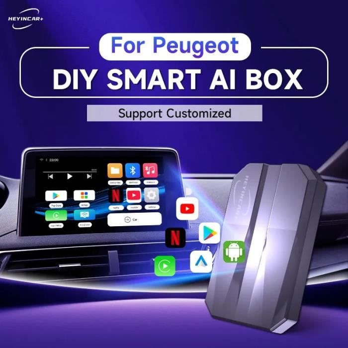 HEYINCAR+ CarPlay AI Box Android 13アダプター HEYINCAR+ CarPlay AI