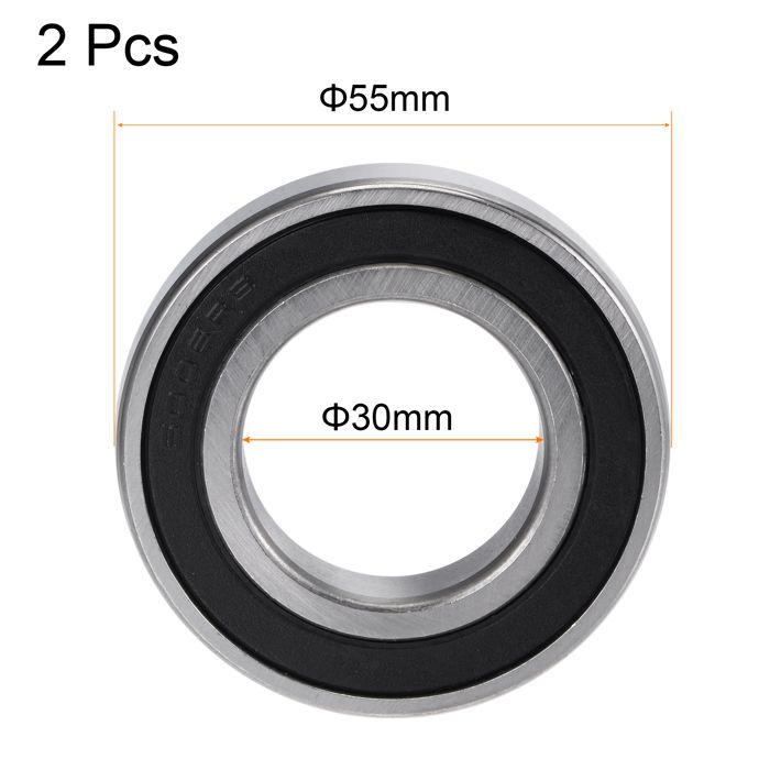 Lot De 20 Roulements à Billes 698ZZ - 8x19x6 Mm - Double écran Chrome Acier Z2 - Neuf