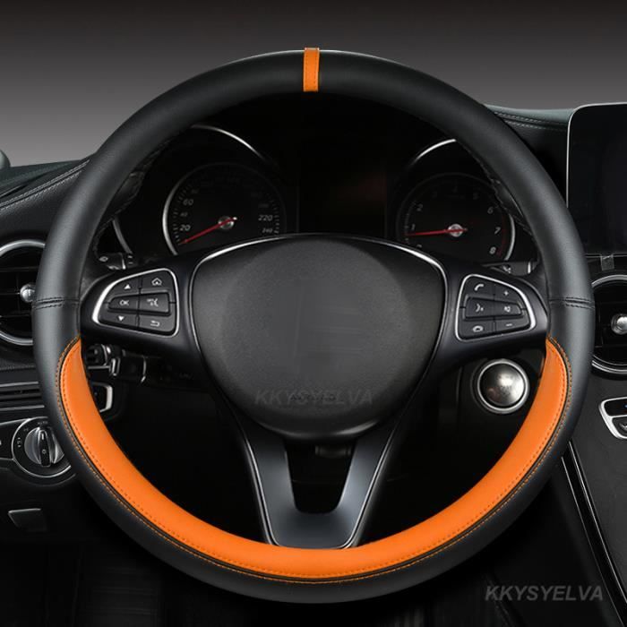 Housse De Volant Renault Zoe / Captur 2 / Clio 5 / Arkana (2020-2024) – Cuir Synthétique Antidérapant, Facile à Installer, Style Sportif