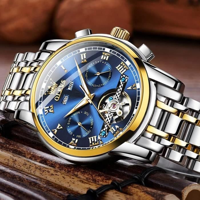 Montre automatique etanche hot sale homme
