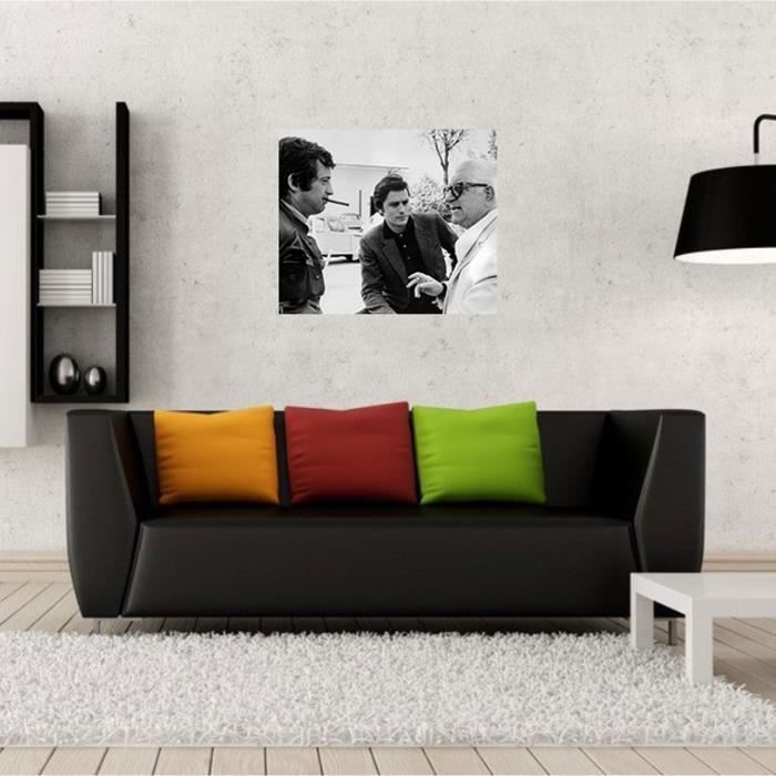 MJKO Poster Jean-Paul Belmondo Sur Toile - 30x45cm - Décoration Murale Vintage Pour Salon Ou Chambre