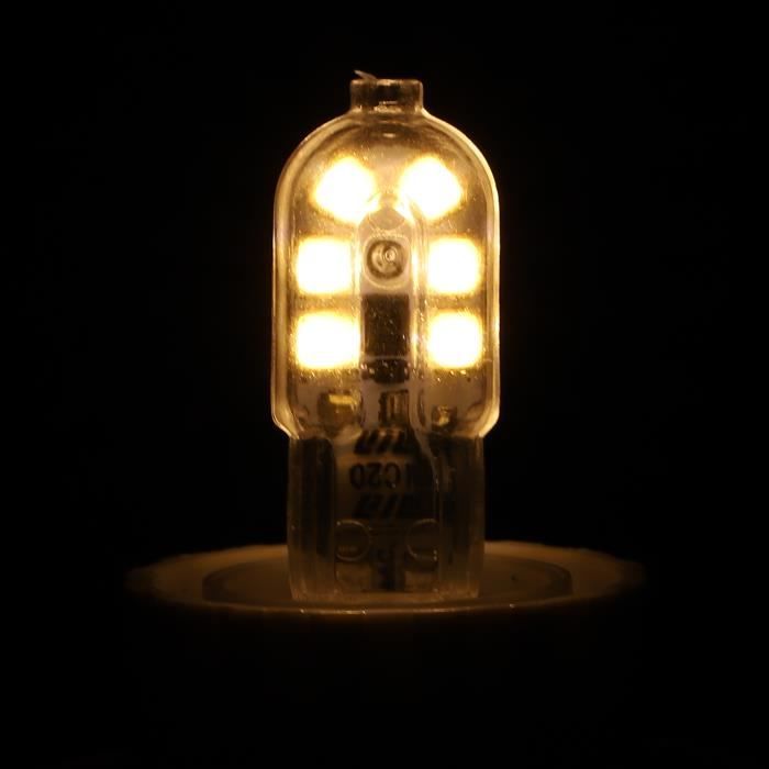 Ampoule LED G4 pour Éclairage Domestique, Lampe en Silicone, Blanc