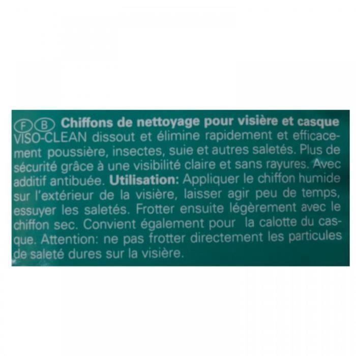 Lot 6 Lingettes Motorex Viso-Clean Nettoyage Visières Casque Moto - Humides Et Sèches Antibuée