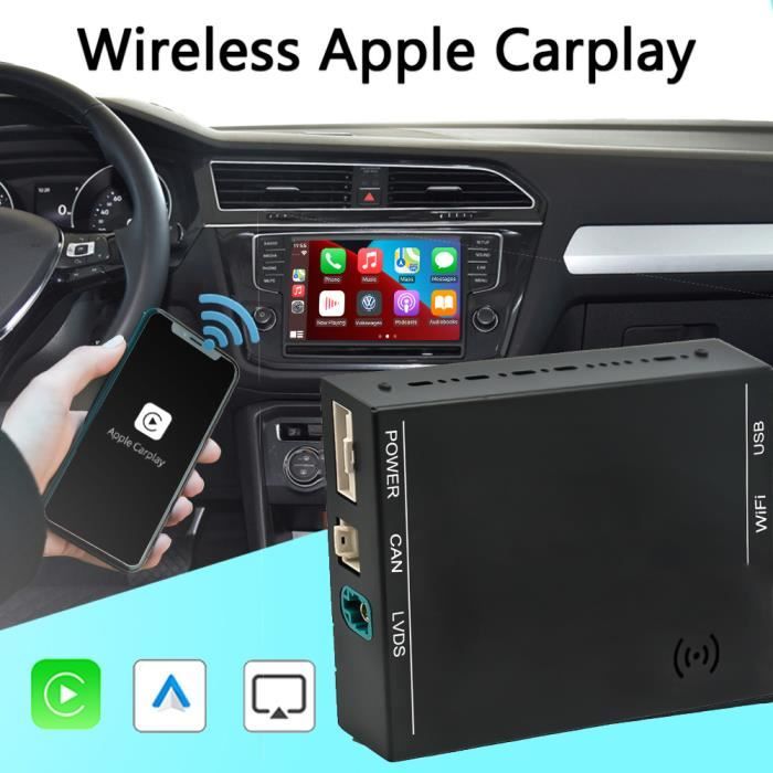 Carplay sans fil Android Auto Boîte de modules pour VW Skoda