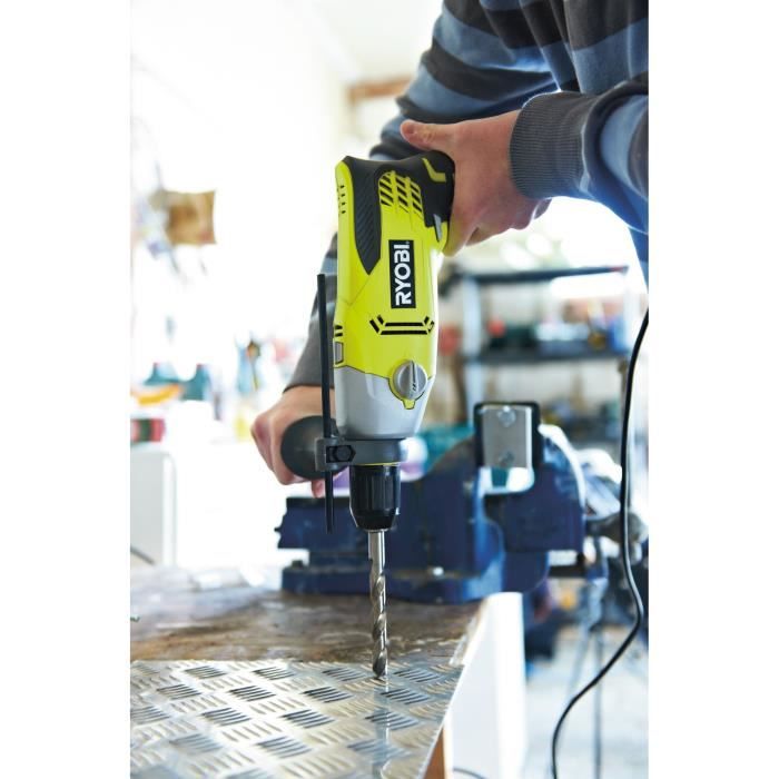 Perforatrice A Percussione RYOBI 680W - Trapano Con Mandrino Autoserrante 13mm