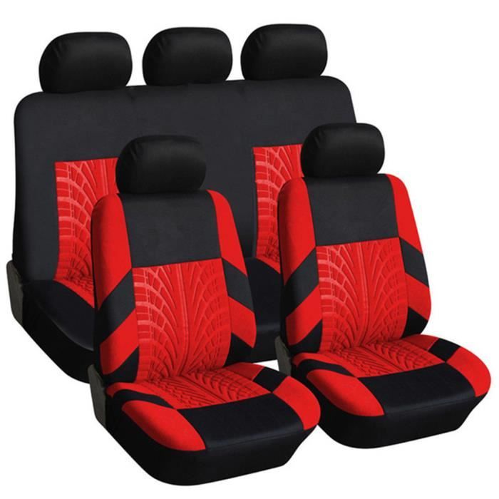 EBTOOLS coussin de siège 9 pièces / ensemble accessoire intérieur  protecteur de housse de siège pour voiture 5 places (bleu + - Cdiscount Auto