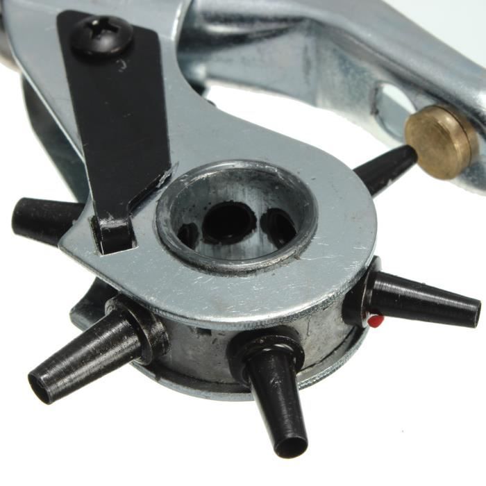 Perforateur de trou de ceinture multifonctionnel avec perforation de trou  en cuir à 6 trous pour ceintures de cuir - Cdiscount Beaux-Arts et Loisirs  créatifs