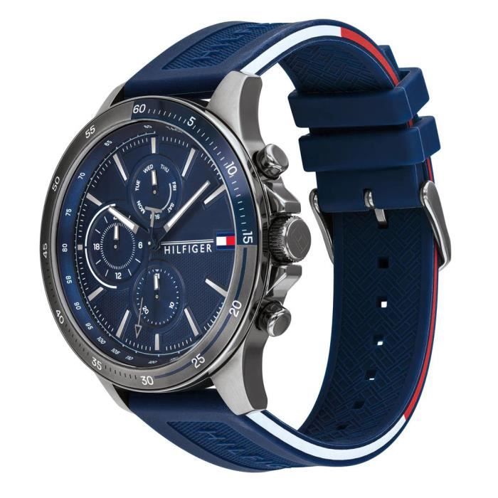 Tommy Hilfiger Montre Hommes Quartz Multi Cadrans Bracelet