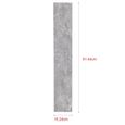 Revetement de sol adhesif valona PVC vinyle 7 pieces 0,975 m² gris chene gris ardoise-2