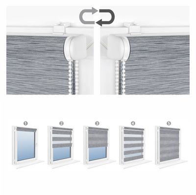 Lot De 12 Supports Pour Store Plissé | Montage Sans Perçage | Réglables Pour Cadre De Fenêtre Jusqu'à 22 Mm D'épaisseur