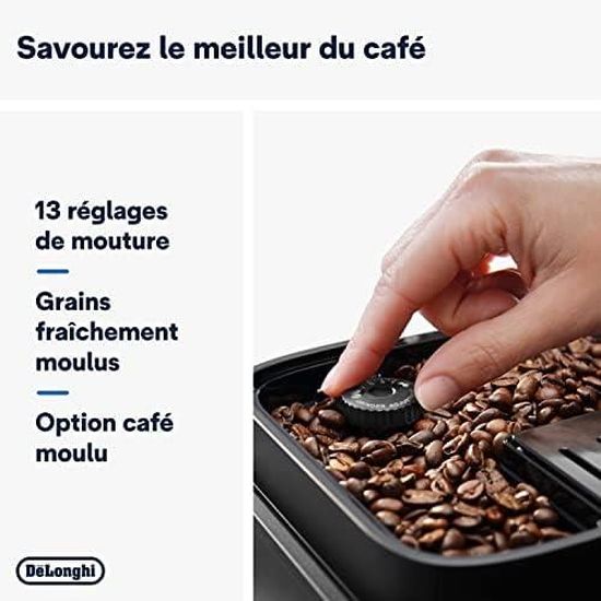 De'Longhi Magnifica Evo - Machine à Café Grains - Argent - Broyeur Intégré - Cappuccino