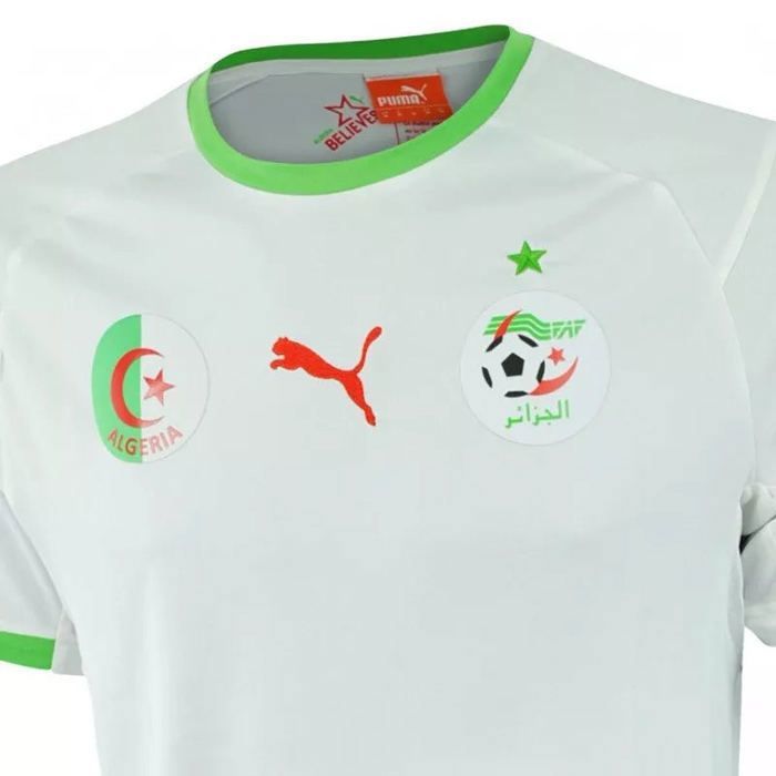 Maillot De Foot Algérie – Supporter – Fabriqué En Algérie – Neuf Avec étiquettes (S, M, L, XL)